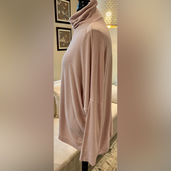 aerie Sweater Batwing Pullover Light Blush Pink Size Large - Picture 3 of 15